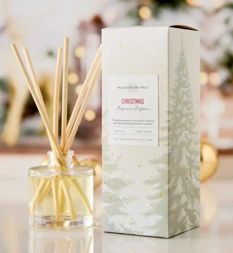 Hillhouse Naturals Field & Fleur Holiday Candles and Diffuser