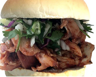 Pint of Saucy's Pulled Chicken BBQ